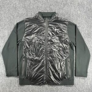 Nike Jacket Mens XL Black Lightweight‎ Chest Puffer Golf Full Zip 543550 010